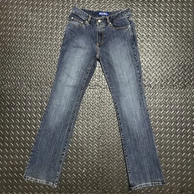Pure Diva Jeans Straight Leg Low Rise Women’s Size 3 Vintage Medium Wash Juniors - Image 1 of 4