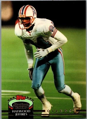 1992 Topps Stadium Club Football- #373 Haywood Jeffires - Image 1 of 2