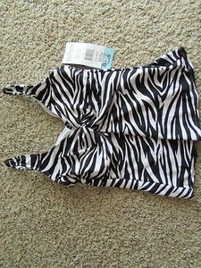 NUOVO TOP TANKINI ZEBRA PURO PARADISO DONNA 32C FERRETTO SPEDIZIONE GRATUITA - Foto 1 di 8