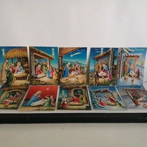 SCONTO 30% LOTTO 50 CARTOLINE AUGURI NATALE ANNO NUOVO ANNI '80 - Picture 1 of 20