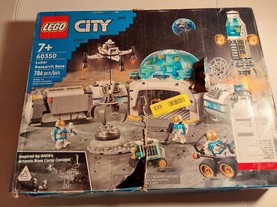 LEGO CITY: Lunar Research Base (60350) New in Battered Resealed Box - Image 1 of 4