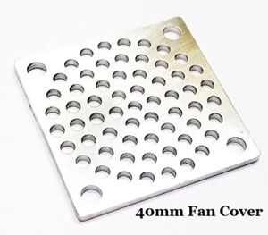 RCP Xtreme Cool (2) 40mm x 40mm Aluminum Fan Covers - Picture 1 of 26