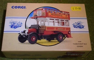 DIE CAST CORGI CLASSICS 96989 THORNYCROFT BUS GENERAL - Picture 1 of 1