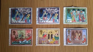 Complete GB used stamp set: 1986 Christmas (Folk Customs) - Picture 1 of 1