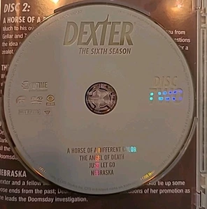 Dexter: Season 6 **DISK 2 ONLY** **DVD DISC ONLY** NO CASE OR ARTWORK - Foto 1 di 1