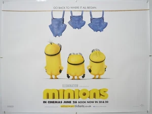 Minions (2015) Original Cinema Quad Movie Poster (ADV) Sandra Bullock  - Bild 1 von 6
