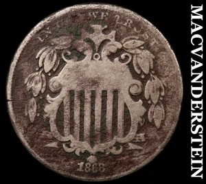 1868 Shield Nickel - Scarce  Better Date  No Reserve  #F9769 - Picture 1 of 2