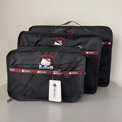 Lesportsac Hello Kitty Organizer Packing Cube Set of 3 NWT - Image 1 of 4
