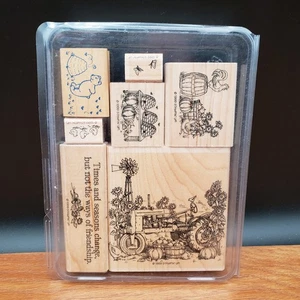 Stampin’ Up! Zeiten und Jahreszeiten 1999 6er Set + Bonus Holz-Stempel - Bild 1 von 6