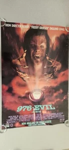 976-EVIL: Original Video Store VHS Promotional Movie Poster 27"x40" (1988) - Picture 1 of 11
