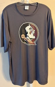 Camicia sportiva sportiva Florida State Seminoles grigia XL logo Port & Company uomo - Foto 1 di 11