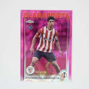 2024-25 Topps Chrome UEFA PINK /250 AINGERU OLABARRIETA #146 - Picture 1 of 2