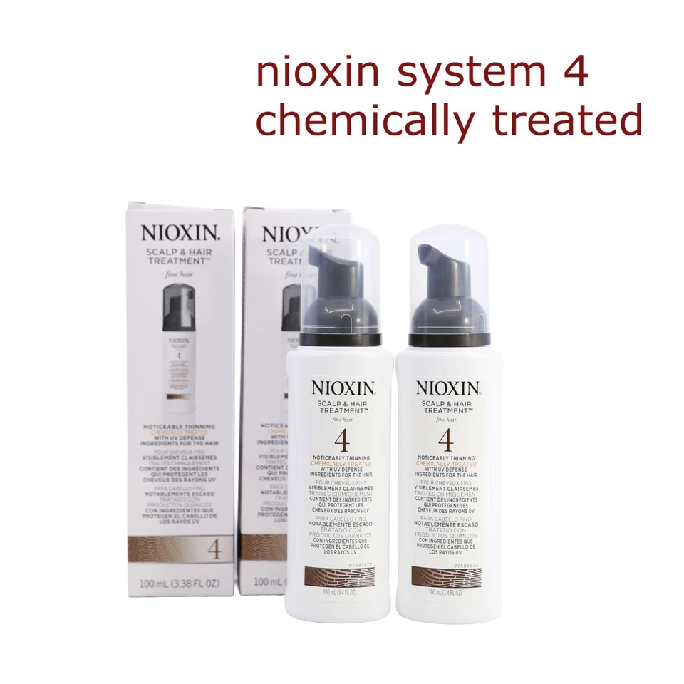 NIOXIN system 4 Scalp Treatment for chemically treated 3.38 fl oz(pack of 2) NIB - Image 1 of 1