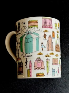 Taza de té Tiffany & Co New York City Madison 5th Ave Bone China taza de café Japón - Imagen 1 de 11