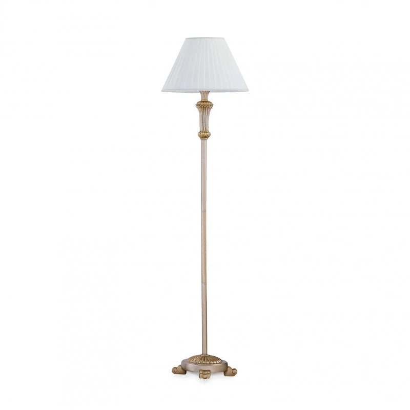 Ideal Lux FIRENZE PT1 ORO Mod. 020877 Lampada Da Terra 1 Luce - Immagine 1 di 1