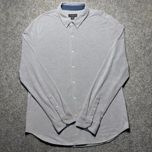 Attention Mens Shirt XL Gray Long Sleeves Button Down Casual - Picture 1 of 9