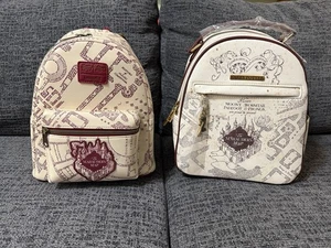 Loungefly Harry Potter Maroon Marauder's Map Mini Rucksack 2er Set - Bild 1 von 2
