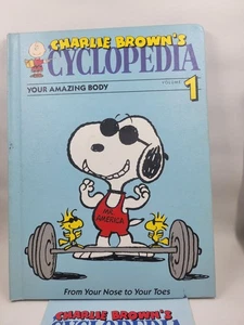 Peanuts Charlie Brown's 'CYCLOPEDIA BOOK #1 Your Amazing Body Nose to Toes - Picture 1 of 5