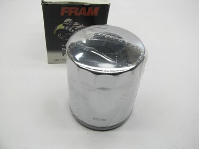 Fram PH6065B Chrome Motorcycle Engine Oil Filter For Harley Davidson - Image 1 of 3
