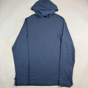 Travis Mathew Mens Large Blue Seven Minutes Lightweight Pullover Hoodie - Picture 1 of 13