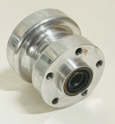BILLET REAR WHEEL 3-1/2" HUB PULLEY SIDE EXTENSION OFFSET FOR CUSTOM HARLEY - Image 1 of 3