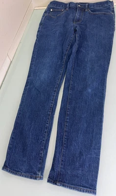 Pantalones de mezclilla Brooks Brothers para hombre 34x32 calce ajustado elástico pierna recta lavado oscuro Foto 1 de 4