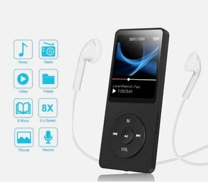 Bluetooth MP4/MP3 Verlustfreier Musik Player FM Radio Recorder Sport Unterstützung 64GB - Bild 1 von 9