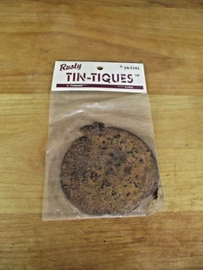 Rostige Zinn-Tiquitäten Zinn Handwerk Ausschnitt 3" KÜRBIS MENGE 2 (2 STCK. PRO PKG.) - Bild 1 von 1