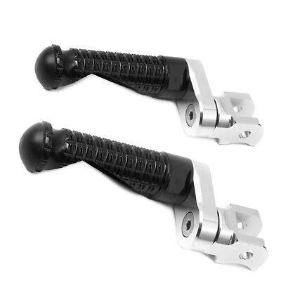 Clavijas delanteras descensoras negras de 25 mm M-PRO para Kawasaki ER-6N 05 06 07 08 Foto 1 de 4