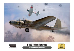 B-17C Flying Fortress (Premium Editi-PLASTIC MODEL KIT, Wolfpack WP17212, 1/72 - Picture 1 of 9