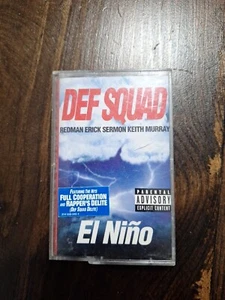 DEF SQUAD Cassette Tape - El Niño - Redman Erick Sermon Keith Murray East Coast - Picture 1 of 4