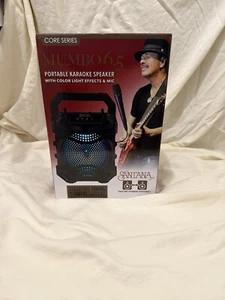 Carlos Santana Core Series Mumbo 6.5 Portable Karaoke Speaker Microphone Music - Picture 1 of 5