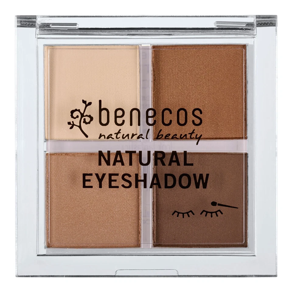 benecos Natural Quattro Eyeshadow Coffee & Craem