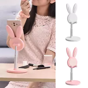 1pc Cute Phone Stand, Adjustable Bunny Phone Stand for Desk, Rabbit Phone Holder - Picture 1 of 12