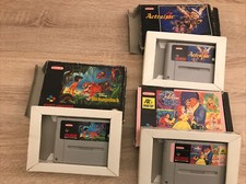 3 x Snes Games Jungle Book + Beauty and the Beast + ACTRAISER 2 Super Nintendo