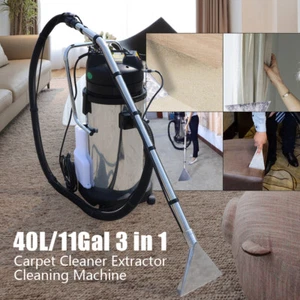 40L Commercial Carpet Cleaning Machine,Cleaner 3in1 Pro Vacuum Cleaner Extractor - Picture 1 of 12