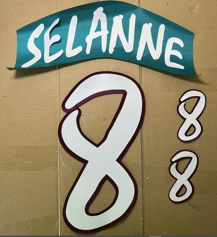 NHL 1995 Teemu Selanne #8 Anaheim Mighty Ducks UNSEWN kit for your own Jersey Cover