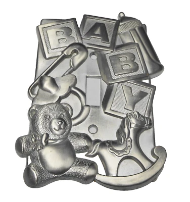 Заколка для подгузников Baby Alphabet Blocks бутылочка для плюшевых медвежат оловянная пластина переключателя света - Изображение 1 из 4