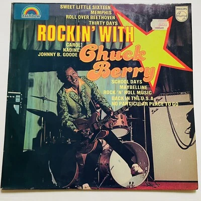 Chuck Berry Rockin With Chuck Berry Vinyl Record 12” 33RPM RDL 1506 Rainbow 1979 - Image 1 of 4