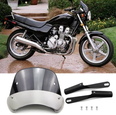 Parabrisas de 5"-7" con soporte para Honda CB250 CB550 CB600 CB750F Foto 1 de 4
