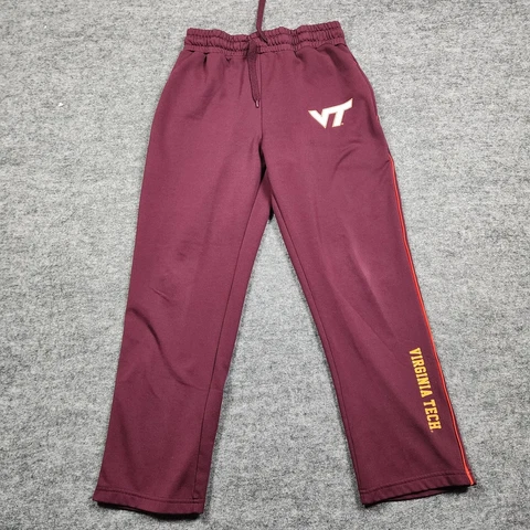 AFG Men's Red Sweatpants Activewear Virginia Tech Hokies Activewear Polyester M Cover