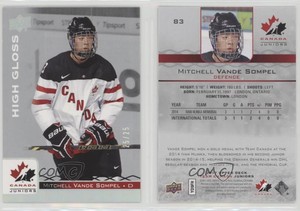 2017 Upper Deck Team Canada Juniors High Gloss /25 Mitchell Vande Sompel #83