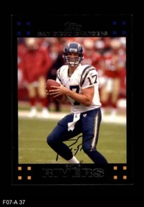 2007 Topps #37 Philip Rivers Chargers North Carolina St 8 - NM/MT - Picture 1 of 2