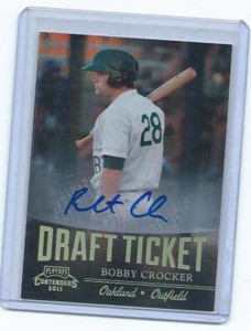 2011 Contenders Draft Ticket==Bobby Crocker Rookie Autograph-A's