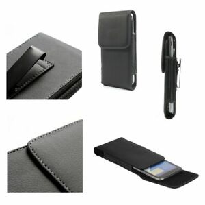 for HTC Desire HD Case Metal Belt Clip Synthetic Leather Vertical Premium