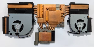 Clevo X170KM-G Heatsink & Twin Fans – 6-31-X17KN-101, BS5812HS-U4P, BS6812MS-U4N - Afbeelding 1 van 3