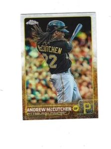 2015 Topps Chrome Refractors #76 Andrew McCutchen Piratas de Pittsburgh - Imagen 1 de 1