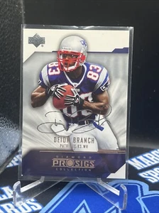 UD Diamond Pro Sigs Deion Branch 2004 patio #52 EX++ - Imagen 1 de 2