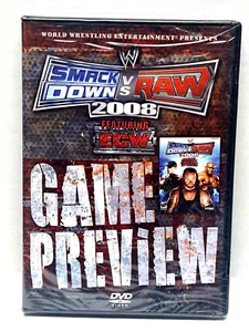 Smack Down vs RAW 2008 Featuring ECW Game Preview DVD  sealed - Picture 1 of 2