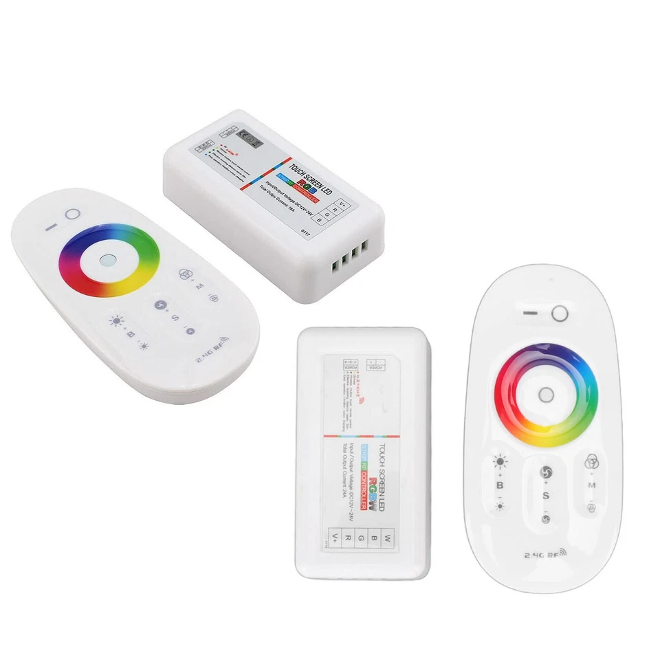 RGB LED Strip Light Remote Controller 2.4GHz RF Wireless Touch Screen DC12/24V - Image 1 of 4
